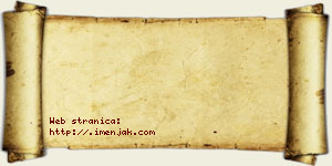 Kristina Vidojković vizit kartica